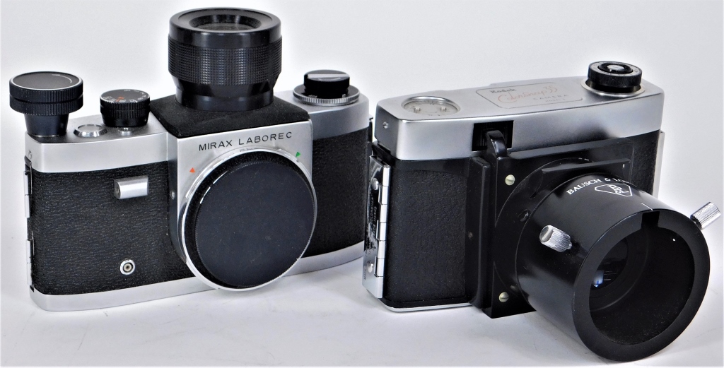 GROUP OF 2 35MM MICROSCOPE