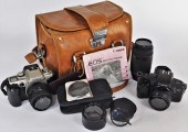 GROUP OF 2 CANON EOS CAMERAS A