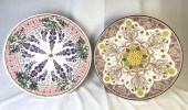 GROUP OF 2 FRENCH FAIENCE PORC