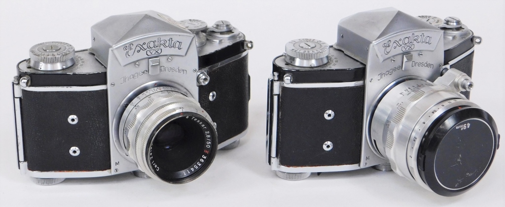 GROUP OF 2 IHAGEE EXAKTA VX SLR