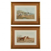 GROUP OF 2 LEON DANCHIN HUNTIN