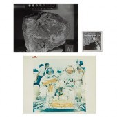 GROUP OF 2 NASA PHOTOS & LUNAR