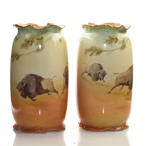 GROUP OF 2 ROYAL DOULTON ART DECO