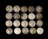 GROUP OF 20 MORGAN SILVER DOLL