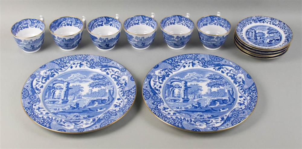 GROUP OF 20TH CENTURY SPODE