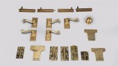 Group of 27 various brass door