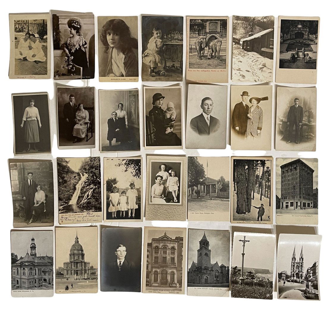 GROUP OF 28 EARLY MONOCHROMATIC