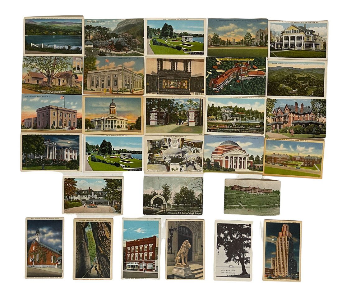 GROUP OF 29 TOURISM POSTCARDS