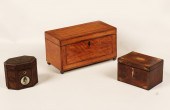 GROUP OF 3 ANTIQUE ENGLISH CAD