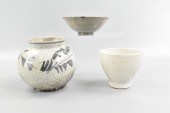 GROUP OF 3 ANTIQUE KOREAN PORC