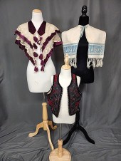 Group of 3 Antique Shawls and