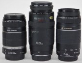 GROUP OF 3 CANON EF LENSES Gro