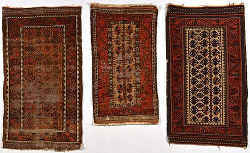 GROUP OF 3 CAUCASIAN RUGS1st