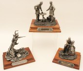 GROUP OF 3 CHILMARK PEWTER SCU
