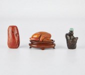 GROUP OF 3 CHINESE ANTIQUE AMB