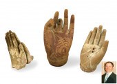 GROUP OF 3 CHINESE BUDDHA HAND