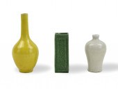 GROUP OF 3 CHINESE MONOCHROME