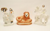 GROUP OF 3 ENGLISH STAFFORDSHI