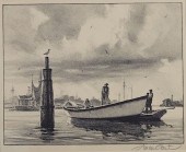 GROUP OF 3 GORDON GRANT LITHOG