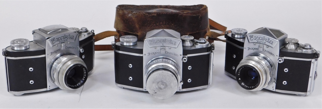 GROUP OF 3 IHAGEE EXAKTA VAREX