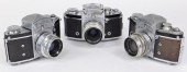 GROUP OF 3 IHAGEE EXAKTA VX SL
