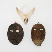 GROUP OF 3 INUIT CARVED BONE M