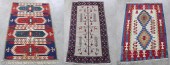 GROUP OF 3 KILIM HANDWOVEN RUG