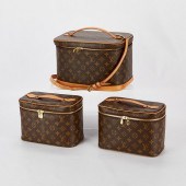 GROUP OF 3 LOUIS VUITTON NICE