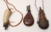 GROUP OF 3 MISC. ANTIQUE POWDE