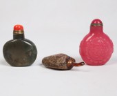 GROUP OF 3 MISC. CHINESE SNUFF