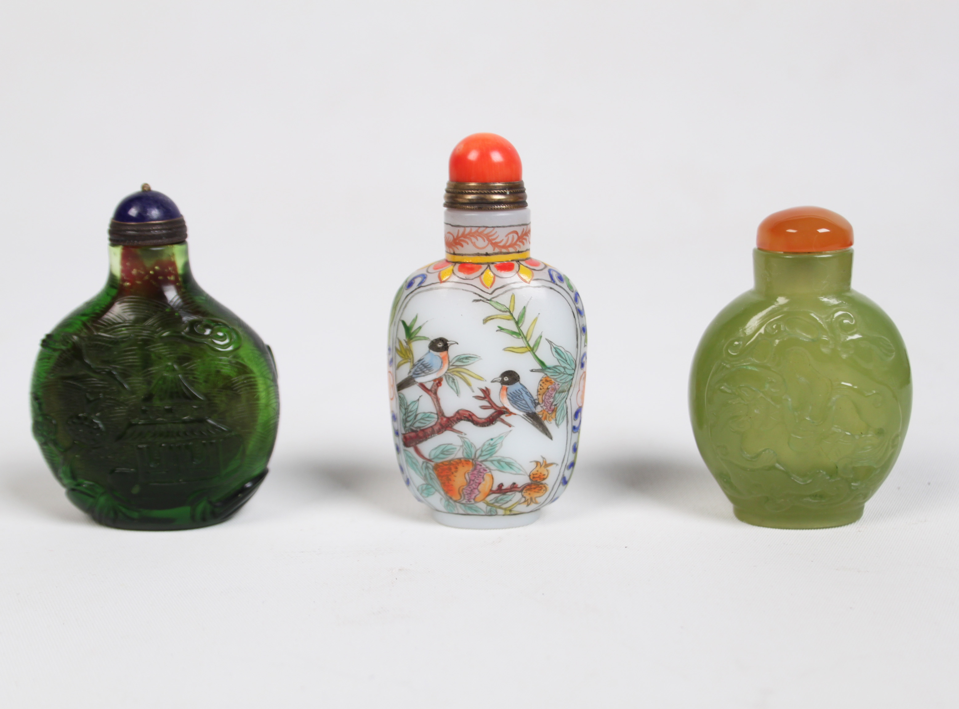 GROUP OF 3 MISC. CHINESE SNUFF