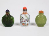 GROUP OF 3 MISC. CHINESE SNUFF