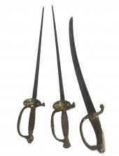 GROUP OF 3 MISC. FRENCH SWORDS