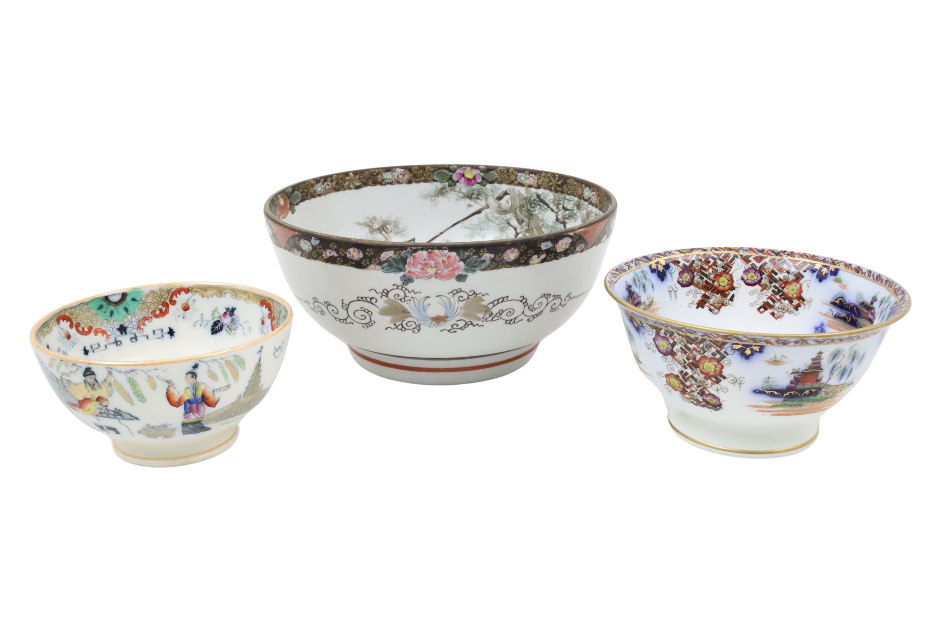 GROUP OF 3 ORIENTAL PORCELAIN BOWLS
