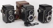 GROUP OF 3 ROLLEICORD TLR CAME