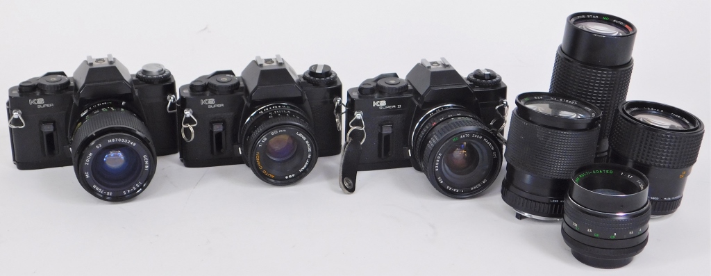 GROUP OF 3 SEARS KS SUPER CAMERAS