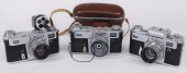 GROUP OF 3 SOVIET 35MM RANGEFI