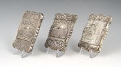 GROUP OF 3 STERLING CARD CASES