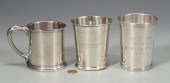 GROUP OF 3 STERLING SILVER CUP