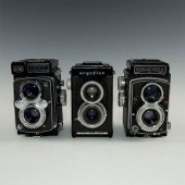 GROUP OF 3 TWIN LENS REFLEX RO