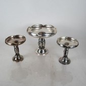 GROUP OF 3 WOODSIDE STERLING C