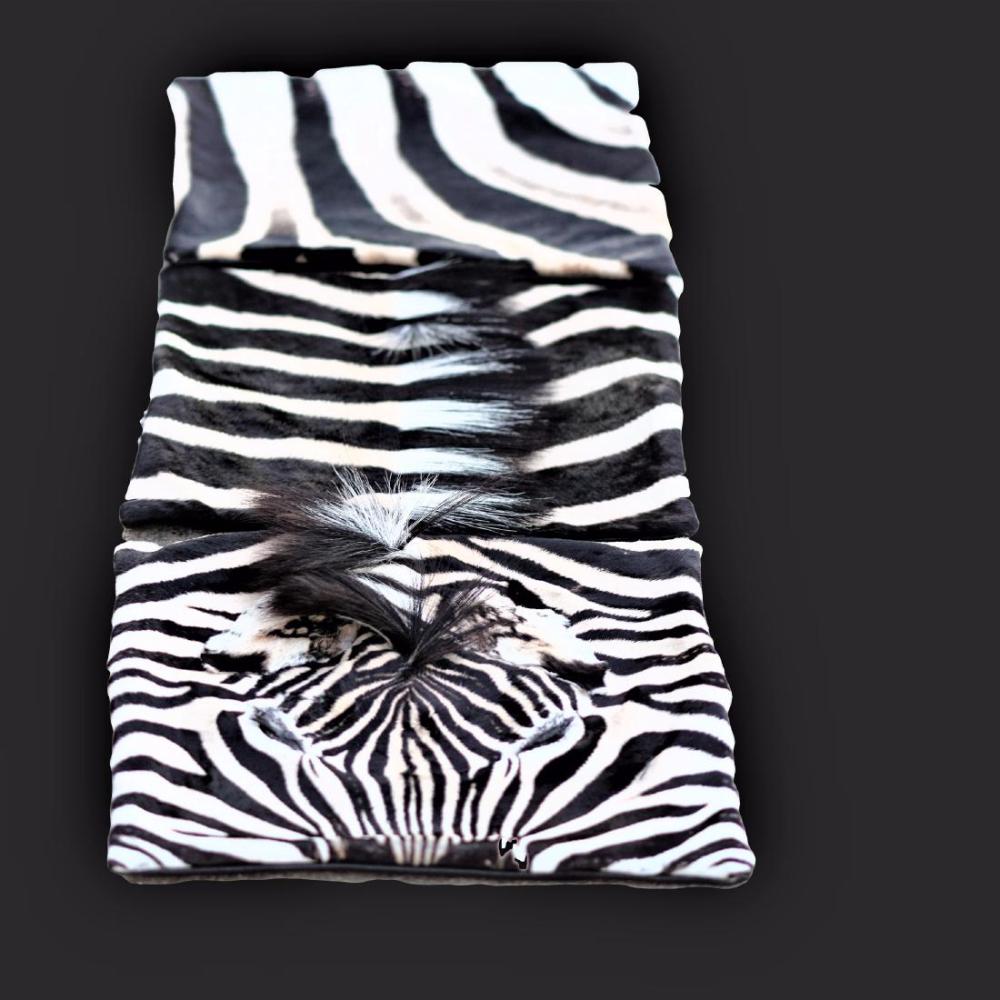 GROUP OF 3 ZEBRA SKIN PILLOW