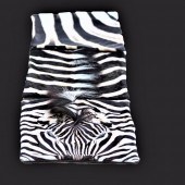 GROUP OF 3 ZEBRA SKIN PILLOW C