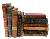 GROUP OF 34 LEATHERBOUND FOREI