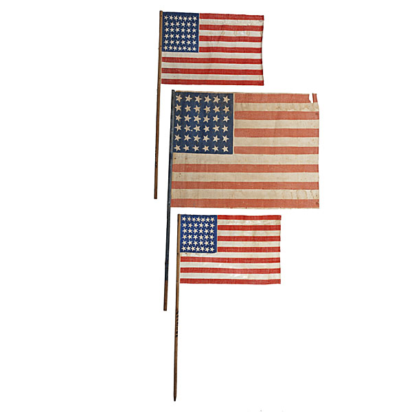Group of 36 and 38-Star American