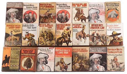 GROUP OF 36 BUFFALO BILL PULP