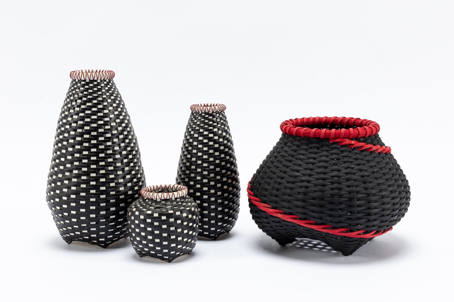 GROUP OF 4 20TH C. AMERICAN CRAFT