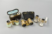 GROUP OF 4 ANTIQUE OPERA BINOC