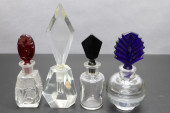 GROUP OF 4 ART DECO PERFUME BO