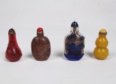 GROUP OF 4 CHINESE SNUFF BOTTL